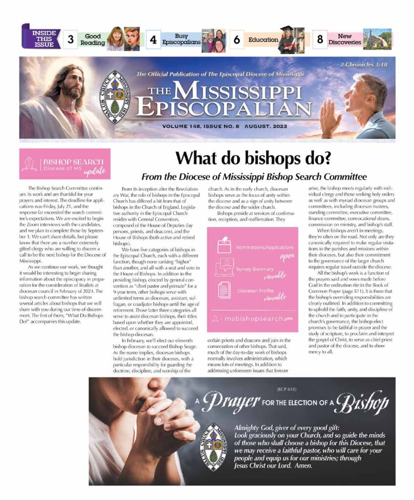 The Mississippi Episcopalian The Official Publication Of The